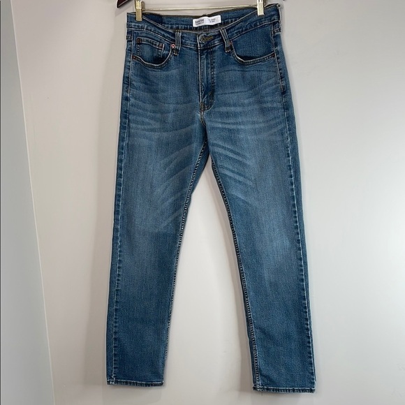 Signature by Levi Strauss Mens S51 Straight Jeans Blue Medium Wash Stretch 32x34 - Picture 2 of 10